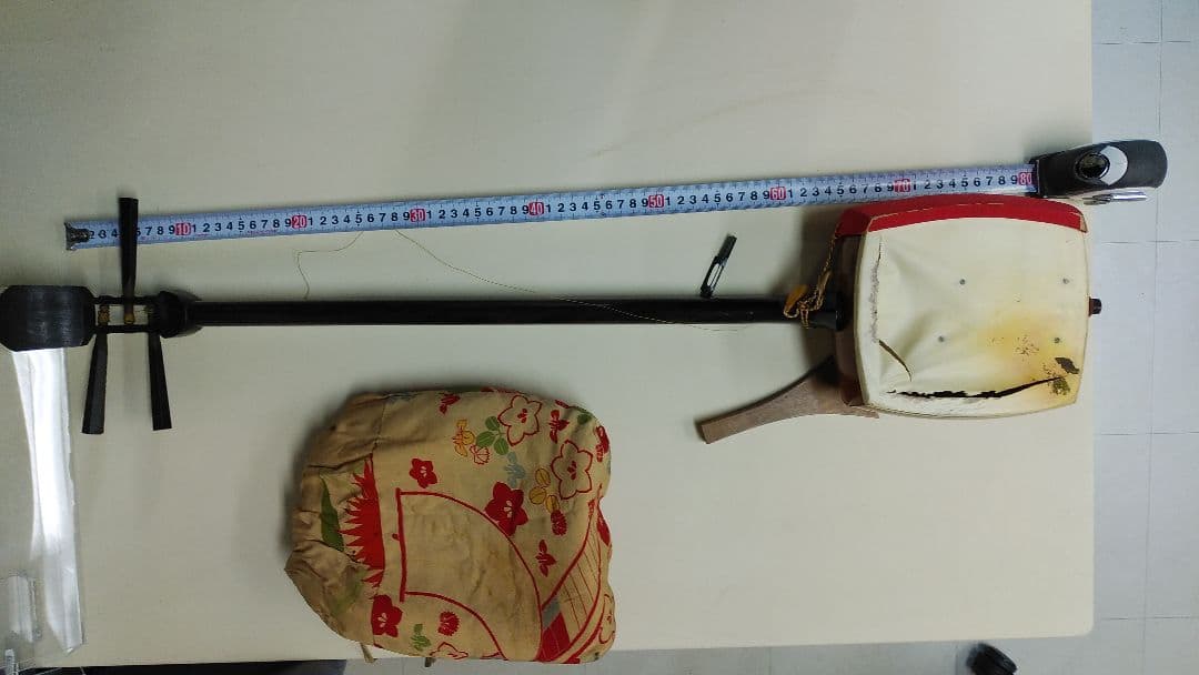 三味線：数十年前のレトロな品物 特上）津軽三味線【本格派花林】入門用セット | 和楽器市場·新館