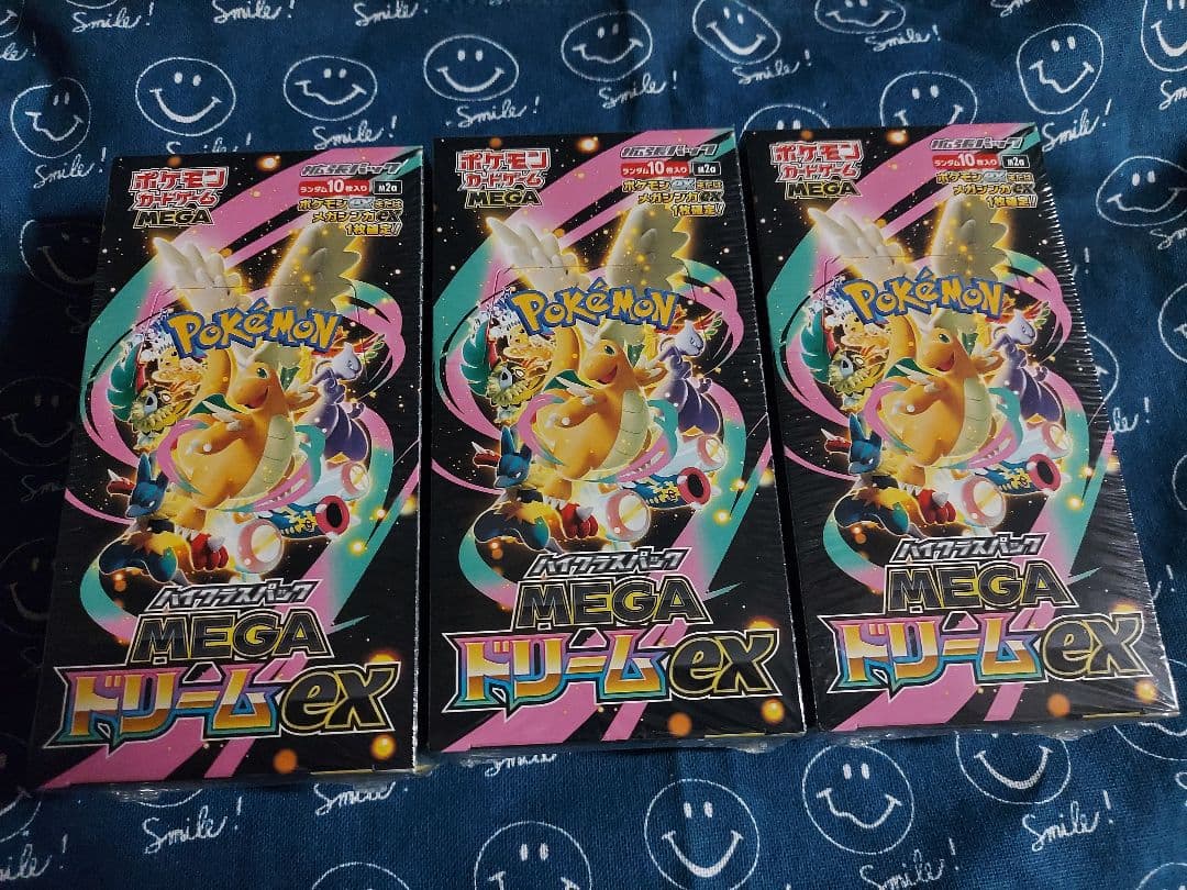 ポケモンカードゲーム MEGA ドリームEX 3box セット