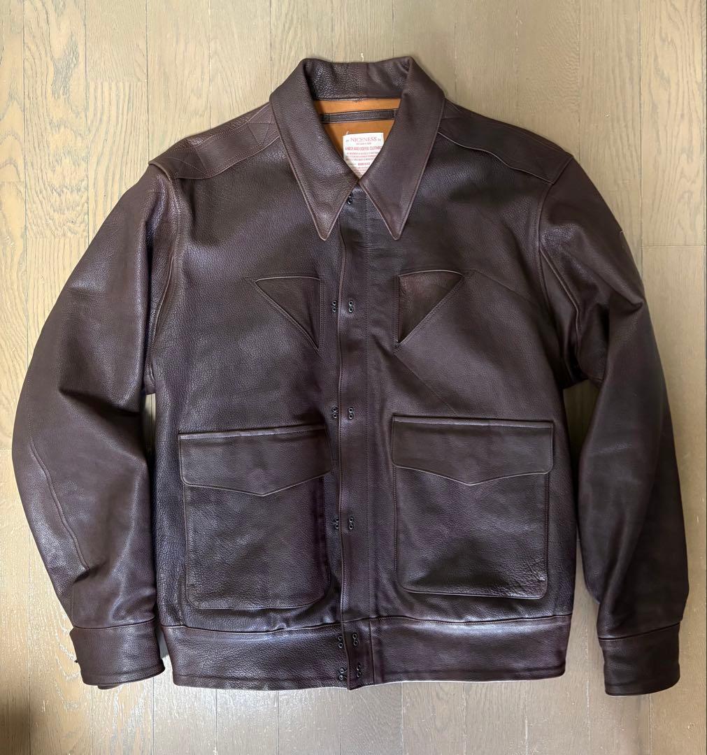 ナイスネス NICENESS FLASH A-2 JACKET Lサイズ - メルカリ