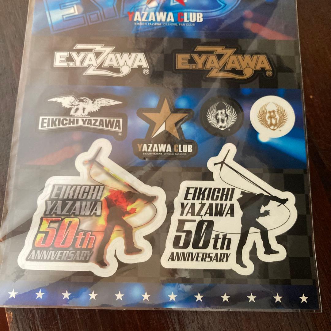 矢沢永吉 ステッカー FC限定 50周年記念 E.YAZAWA 50th - メルカリ