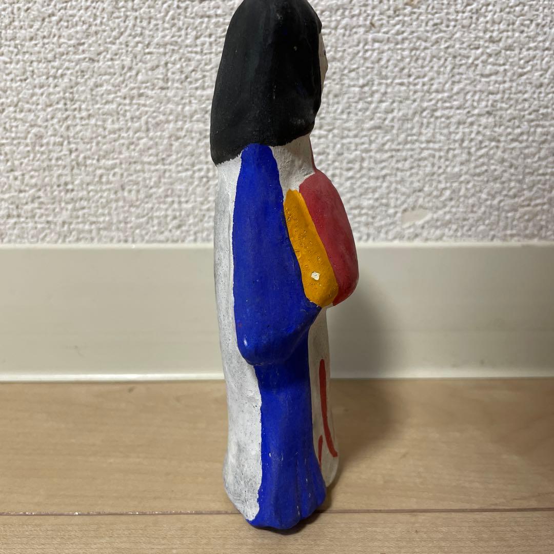 大和出雲人形 土人形 御高祖頭巾 お高祖頭巾 民芸 郷土 郷土玩具 置物