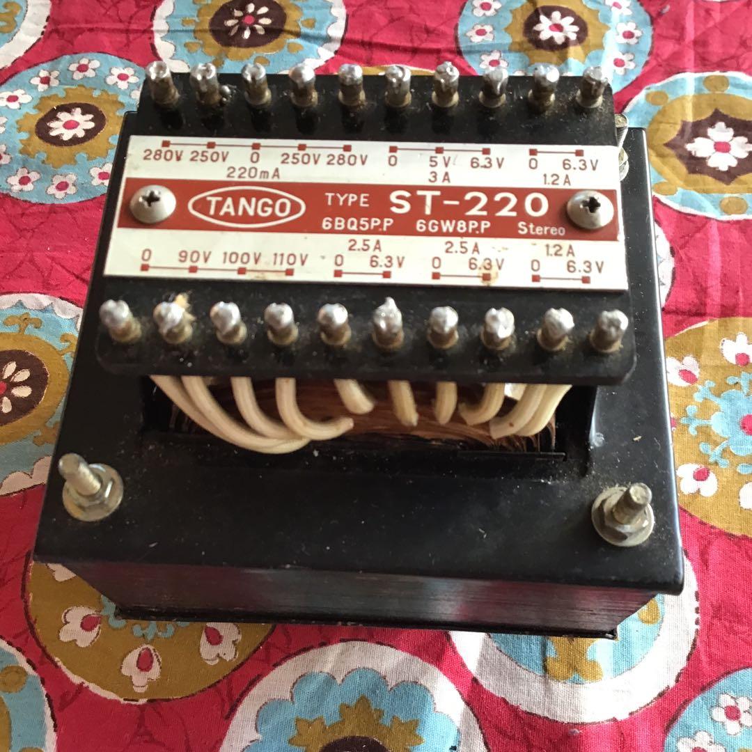 TANGO ST-220 トランス　アンプ　真空管　オーディオ