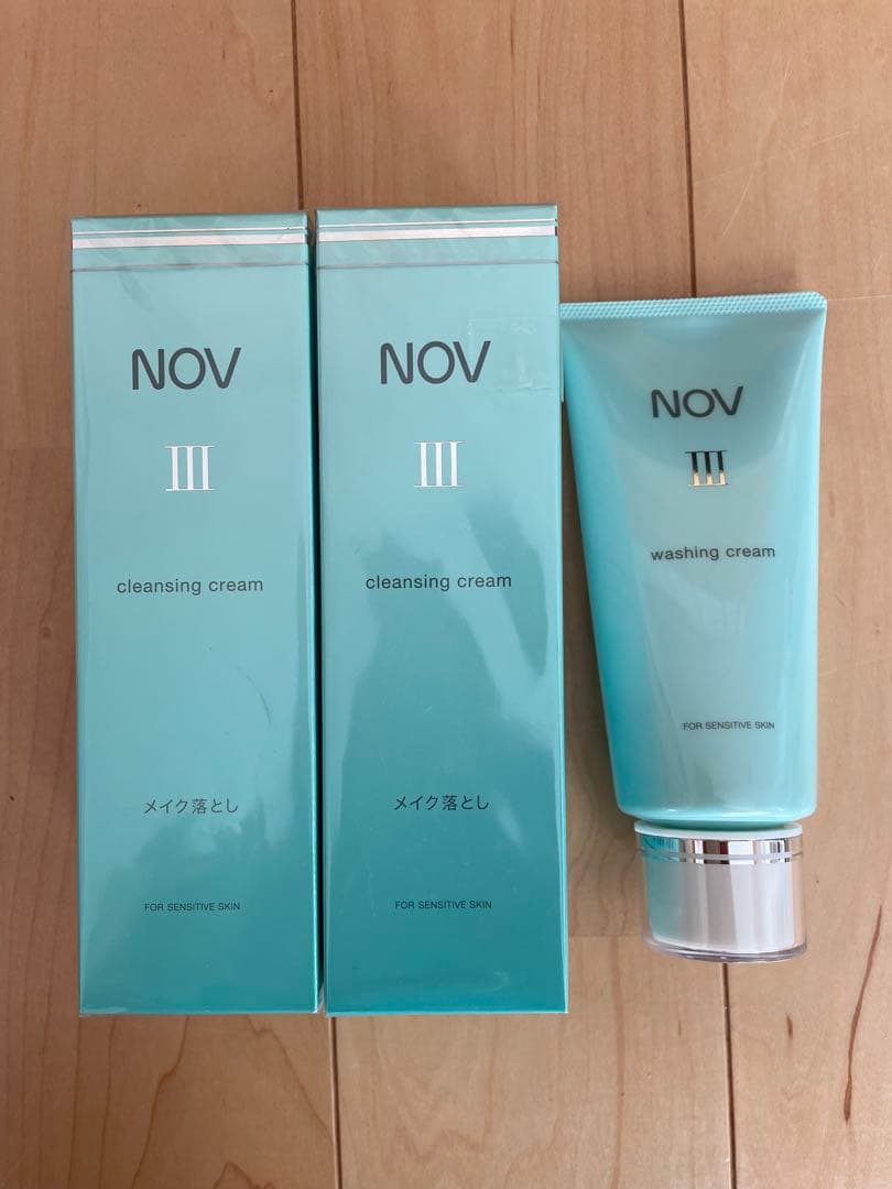 NOV III クレンジングクリーム 2個＆ウォッシングクリーム