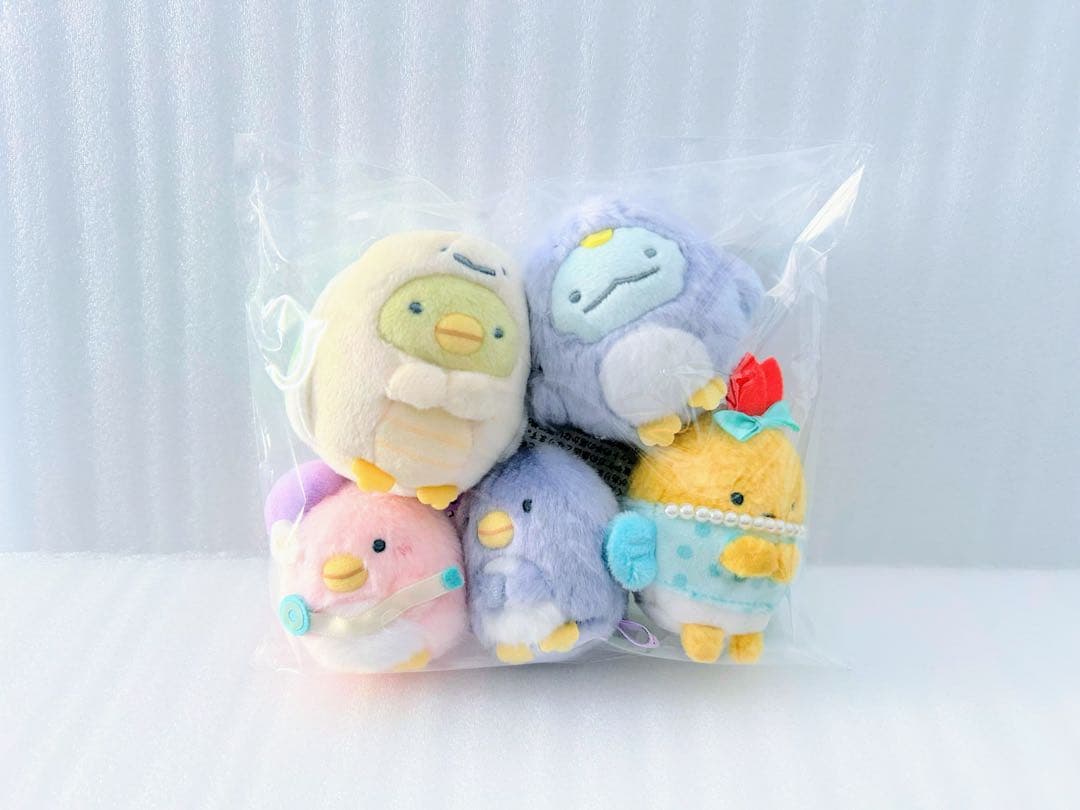 すみっコぐらし 受注 てのりぬいぐるみセット ぺんぎんラグーン