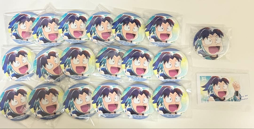 忍たま乱太郎 摂津のきり丸 缶バッジ イラストカード