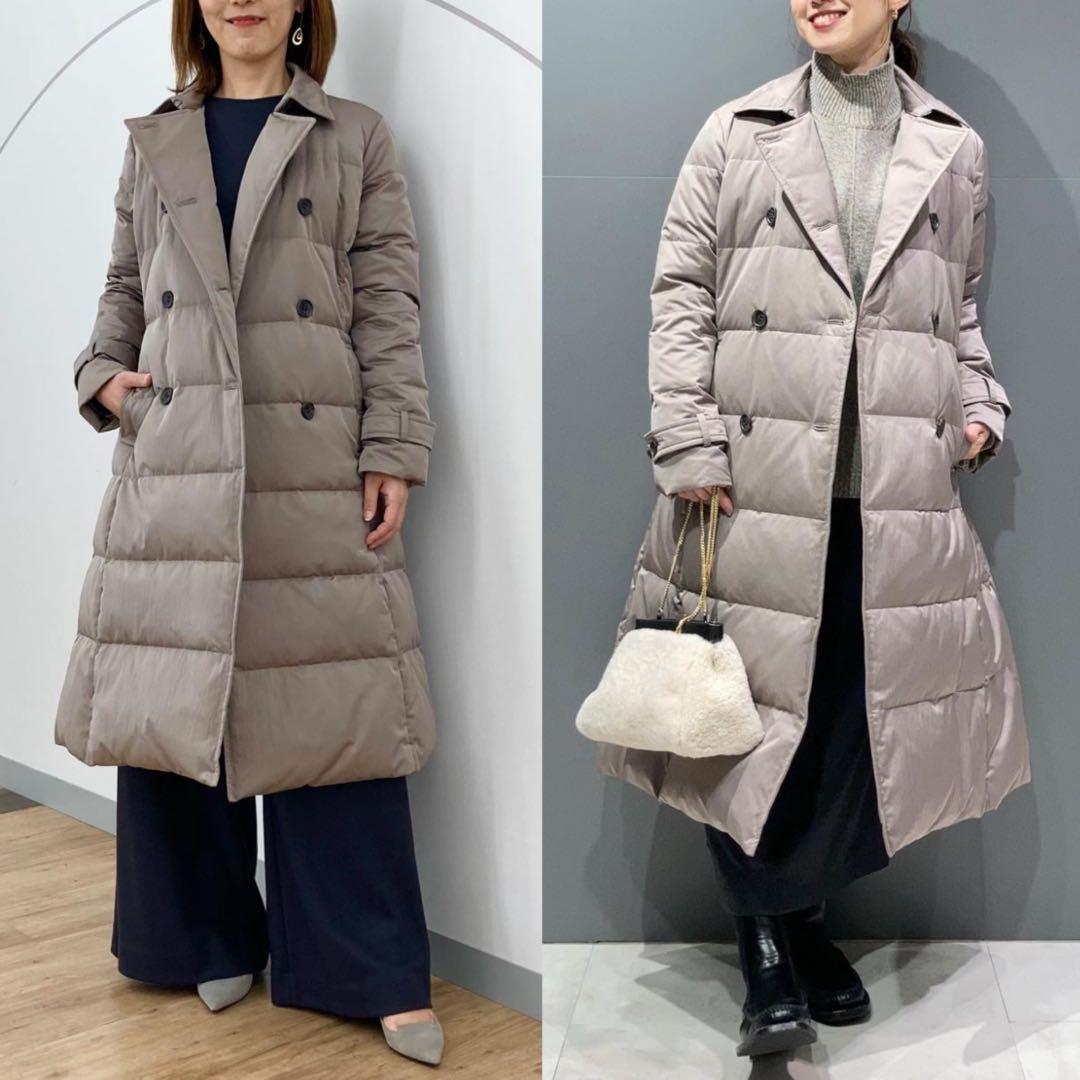 theory luxe 23AW 完売 ダブルブレストダウンコート - メルカリ
