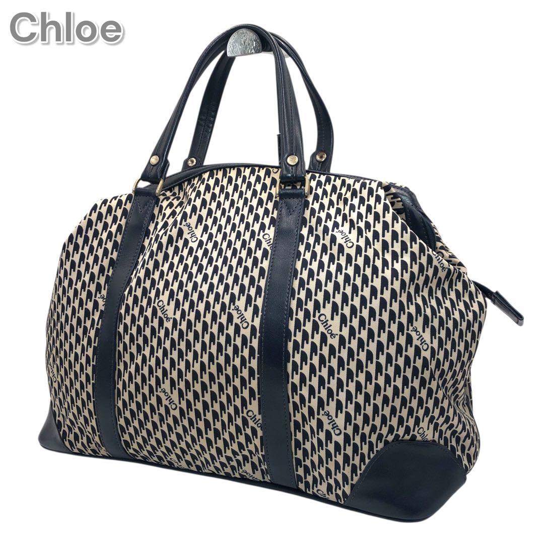 Chloe クロエ ボストンバッグ モノグラム レザー ネイビー ハンドバッグ Amazon | [Chloe] [クロエ] ボストンバッグ ショルダーバッグ マザーズ
