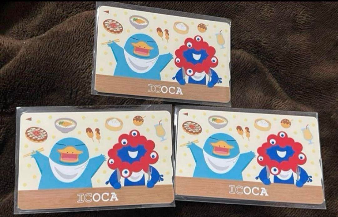 万博限定 ICOCA ミャクミャク イコちゃん 3枚セット f 入手困難な「万博記念ICOCA」最後の入手チャンス？ 9/22～28来場者限定