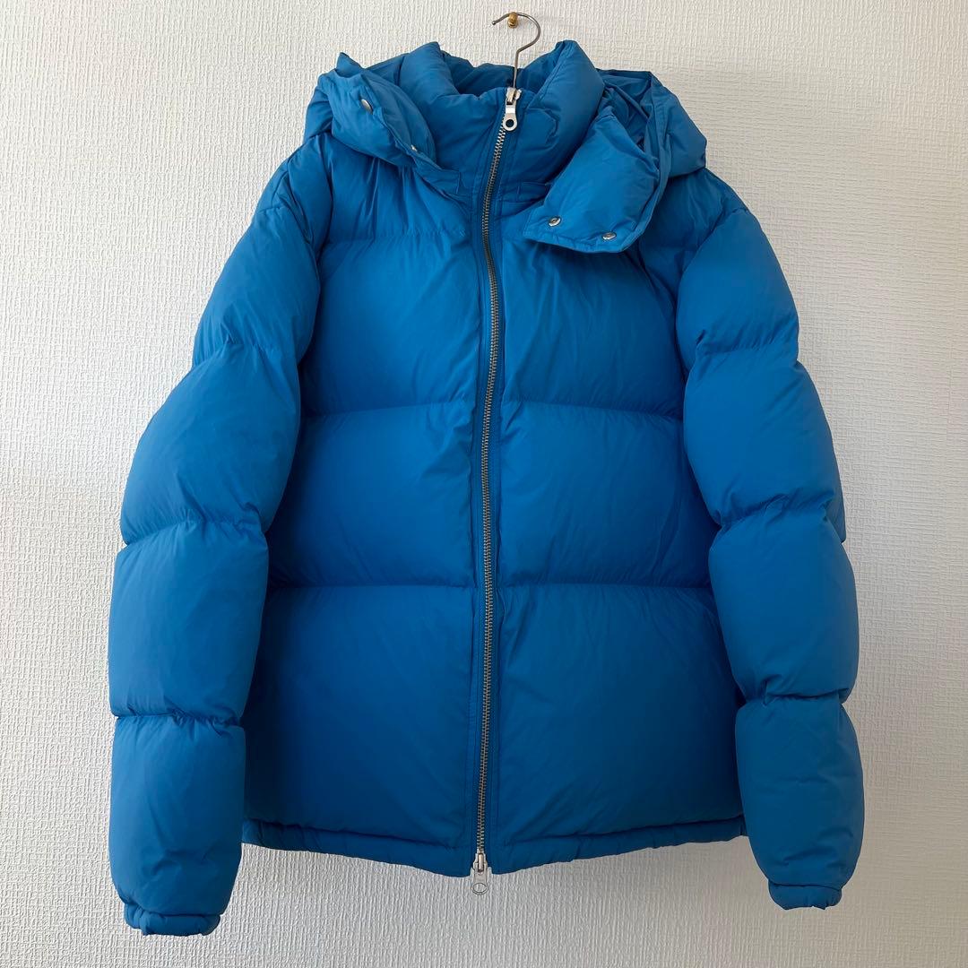 BEAUTY&YOUTH フード付きダウンジャケット 水色M