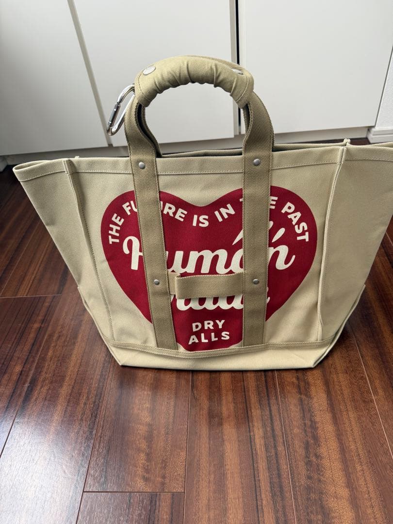 美品 2025AW HUMAN MADE TOTE BAG BEIGE