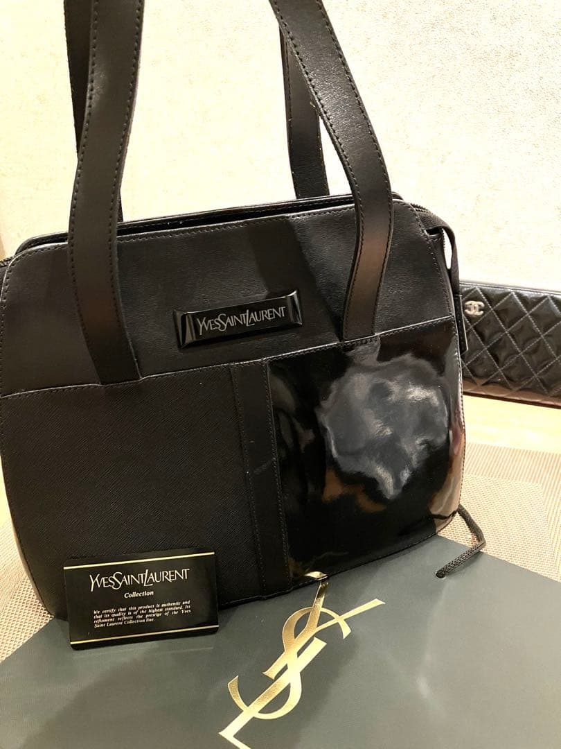 ⭐*️様 YSL ブラックハンドバッグ