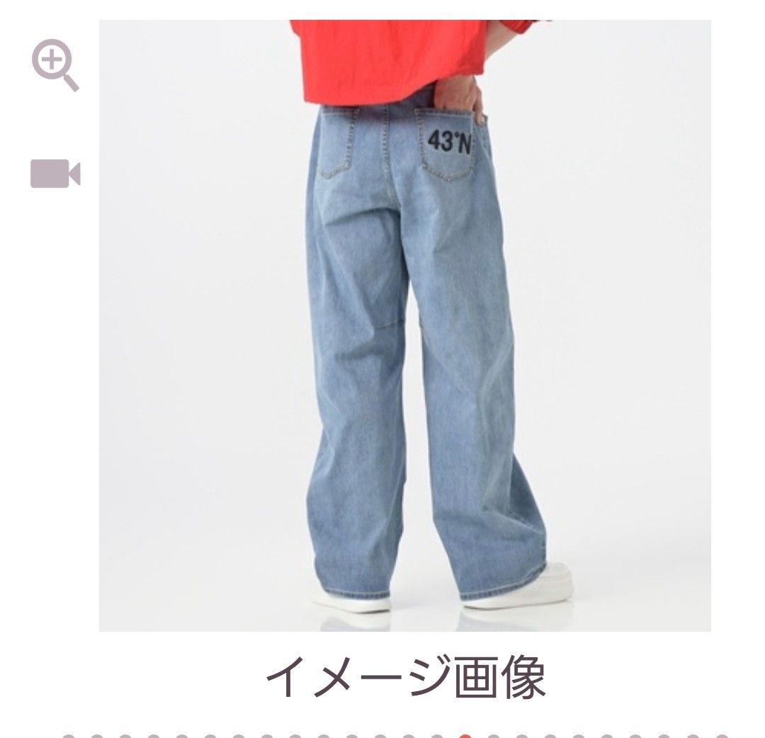新品アンコキーヌ ライトブルー カーヴィーストレッチデニム 43'N