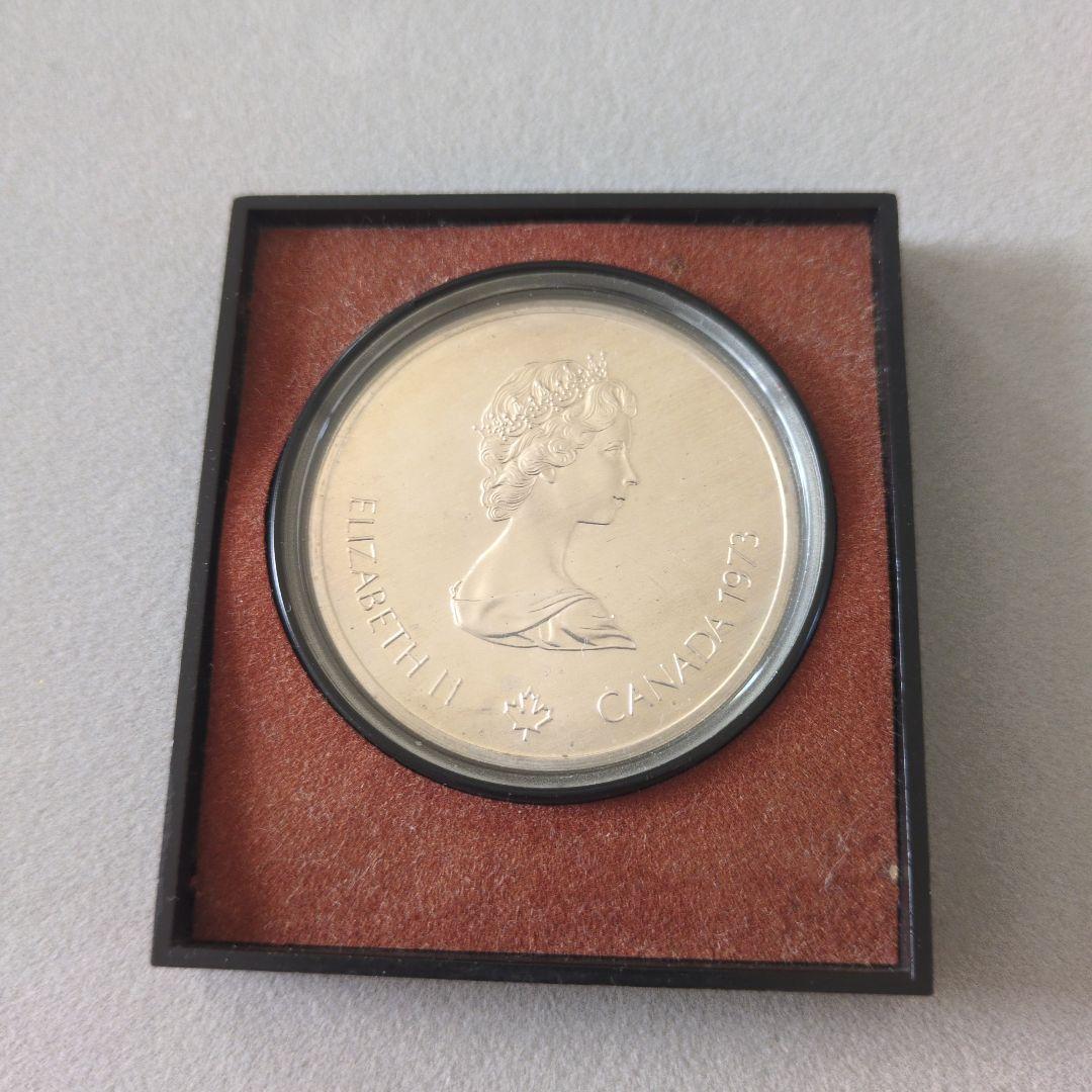 カナダ 1973年 エリザベス2世 銀貨 モントリオールオリンピック - メルカリ