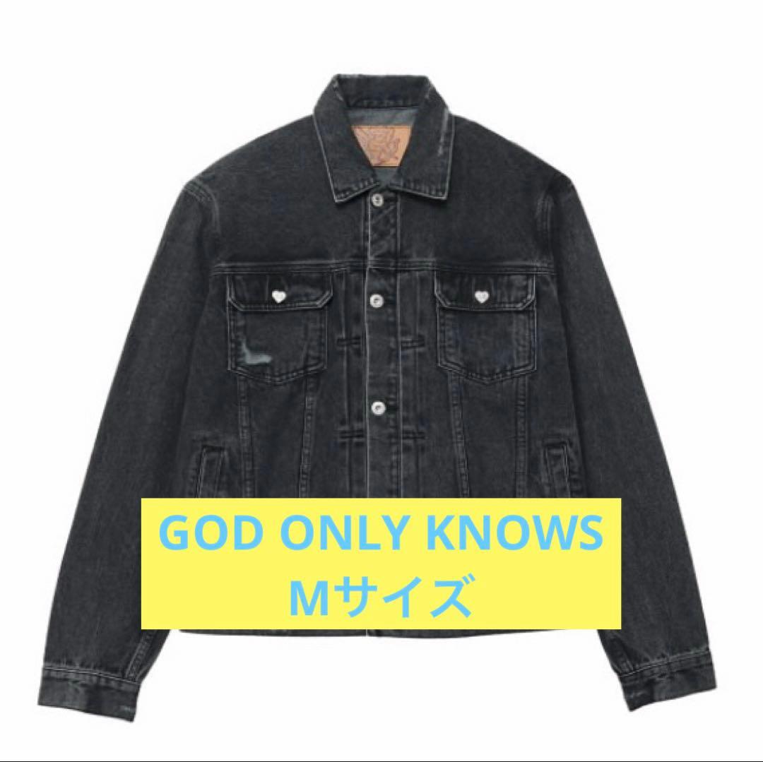 POP UP品ゴッドオンリーノウズDENIMJACKET M ブラック