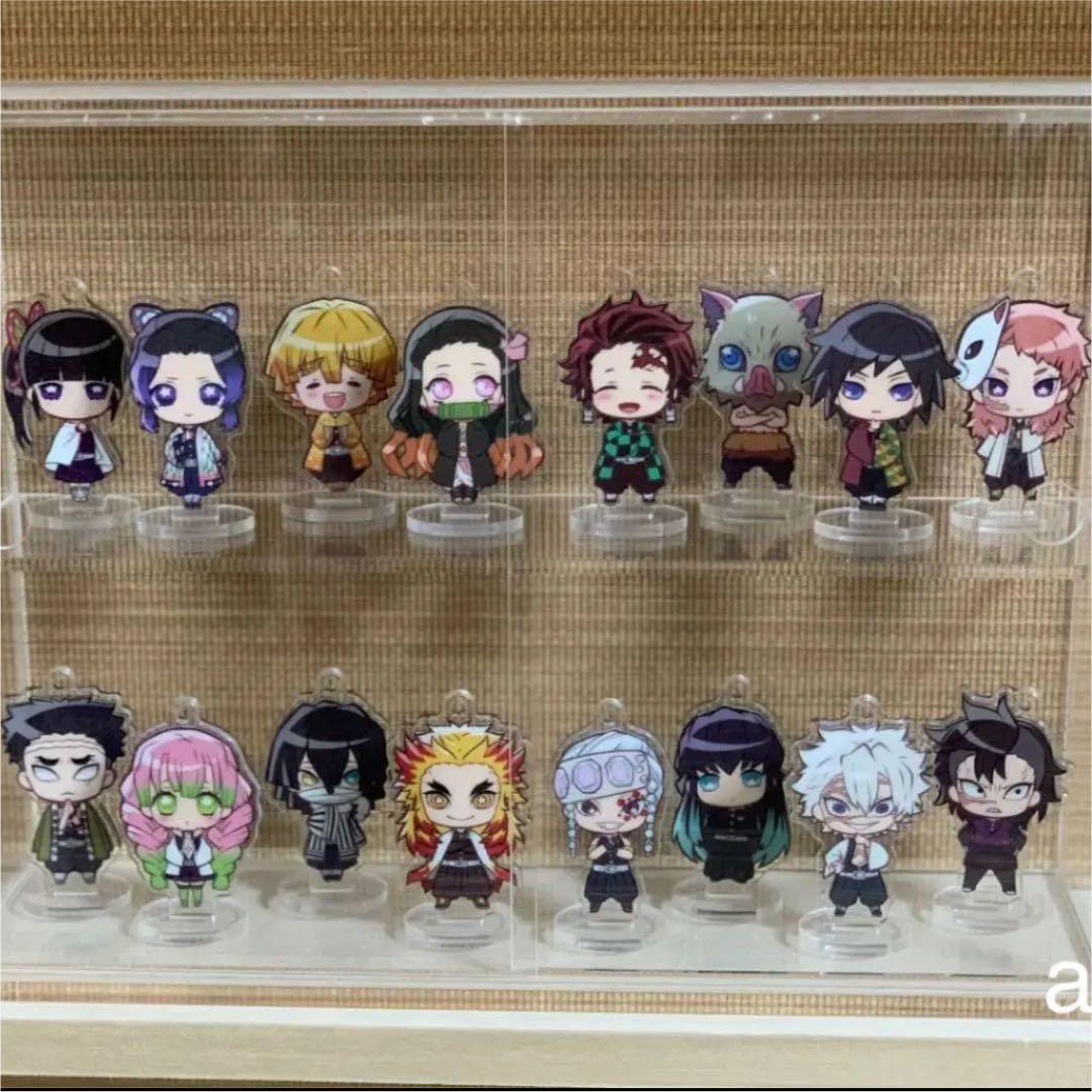 鬼滅の刃 ここみえ ラバーマスコット 16点セット