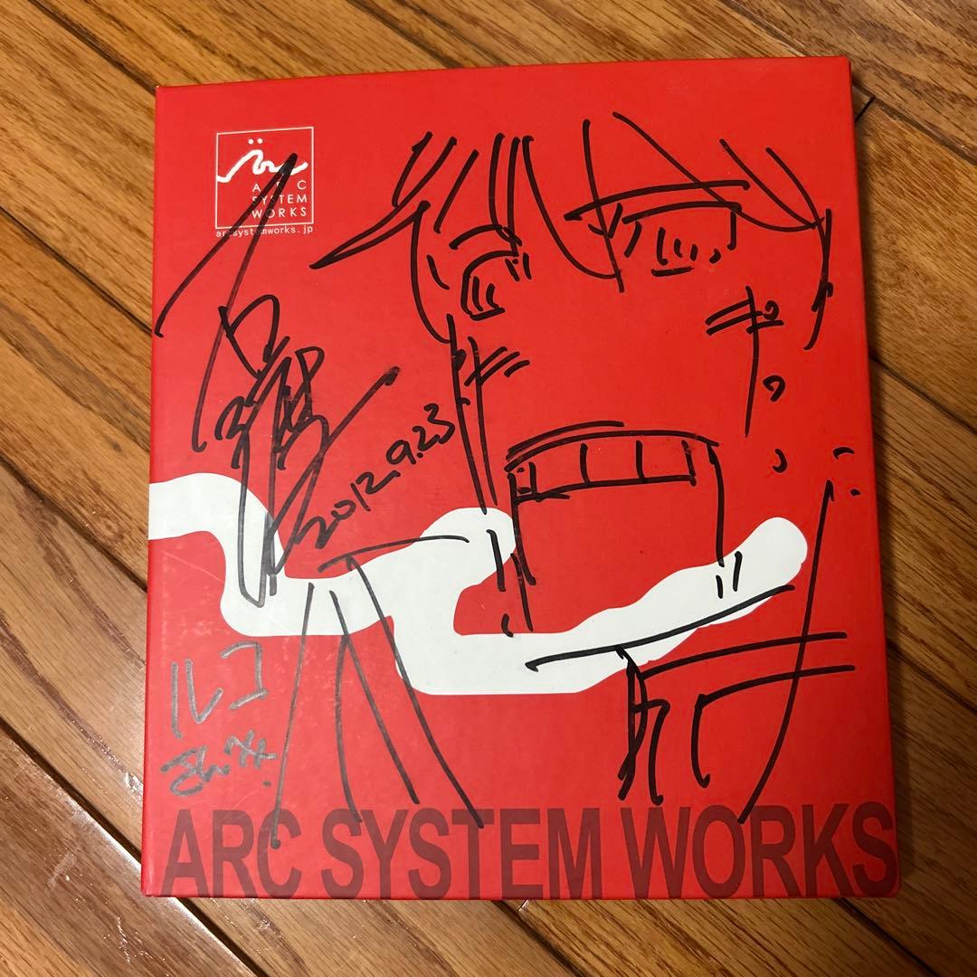 TGS2012ブレイブルー ギルティギア全キャラカード・直筆サイン入りホルダー