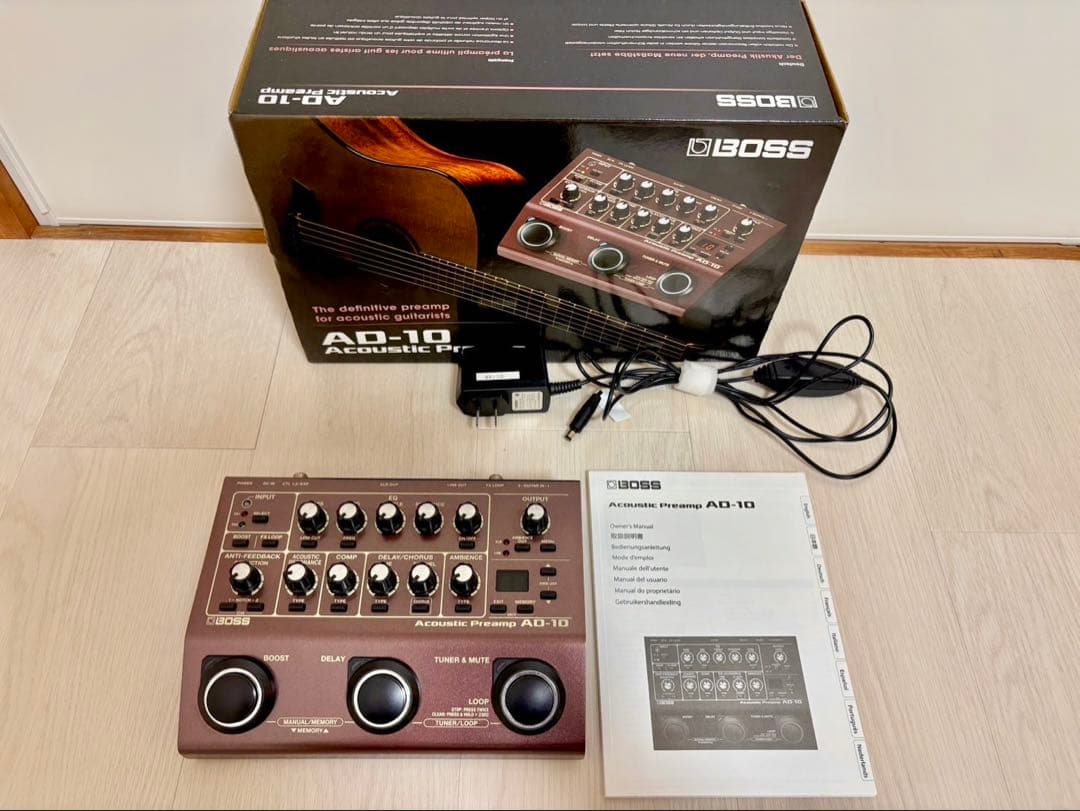 BOSS アコースティックプリアンプ AD-10 本体