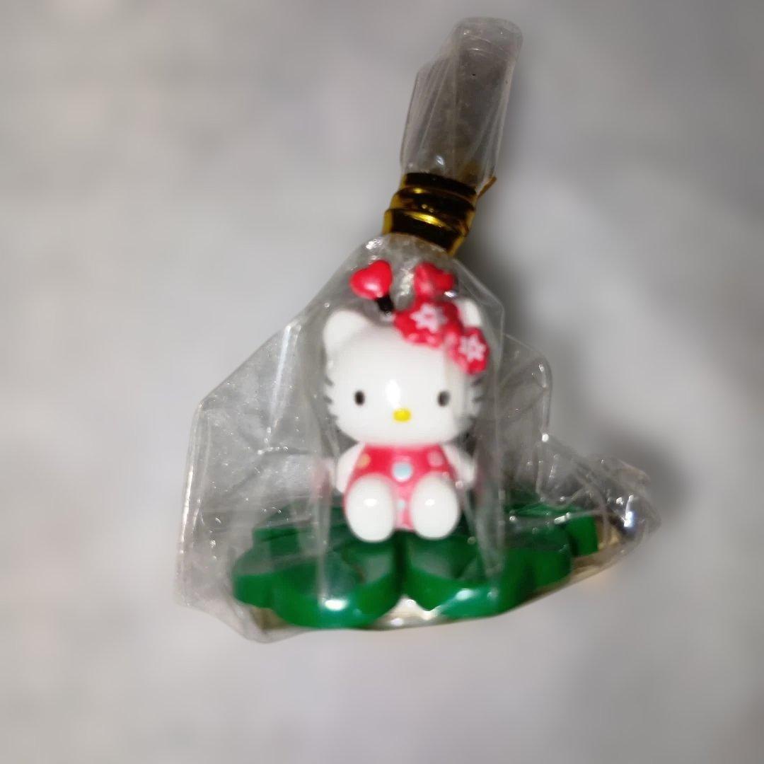 現存１個ハローキティ2009年辺りてんとう虫キティマスコットクローバーレトロ