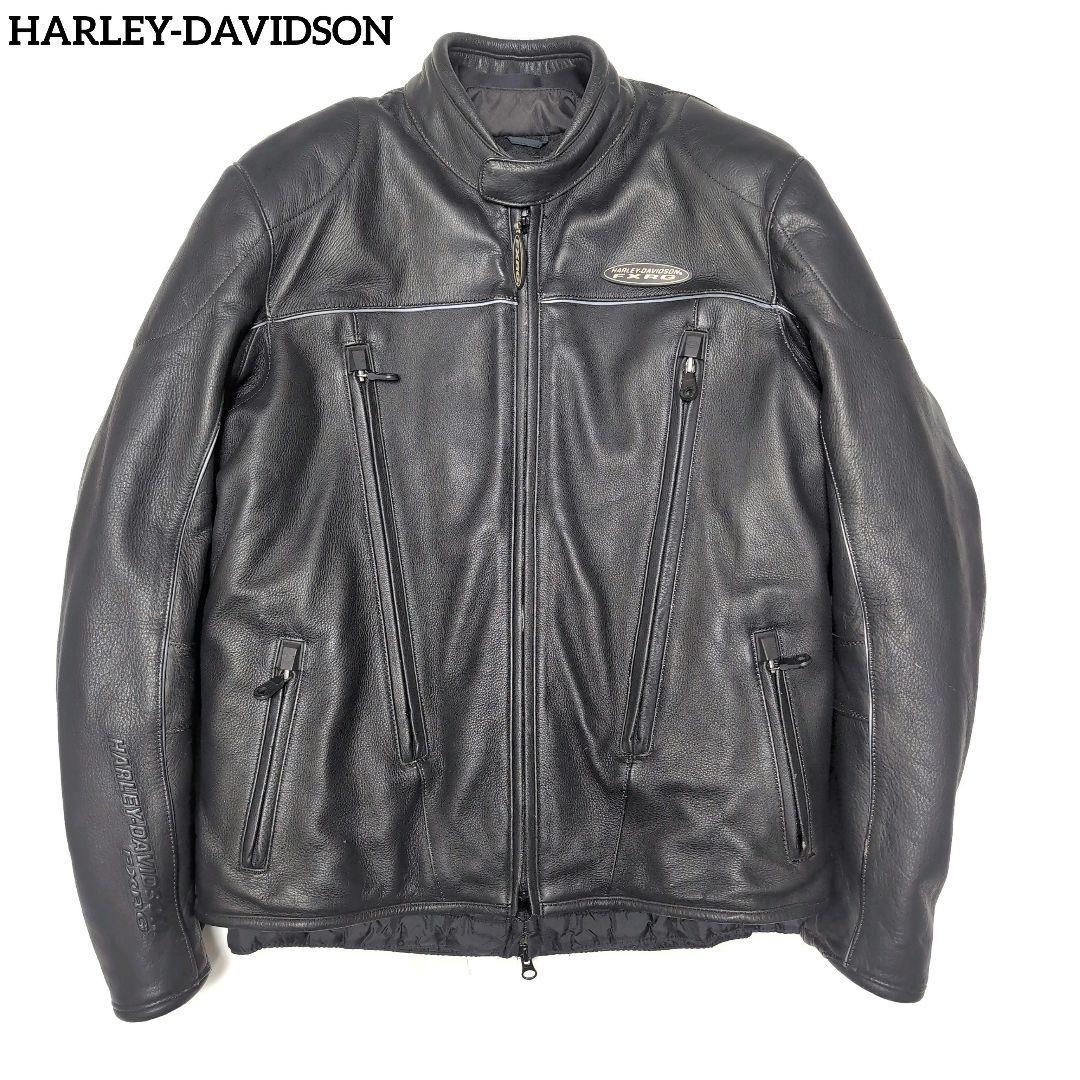 希少　美品　ハーレーダビッドソン FXRG レザージャケット　M黒　HARLEY