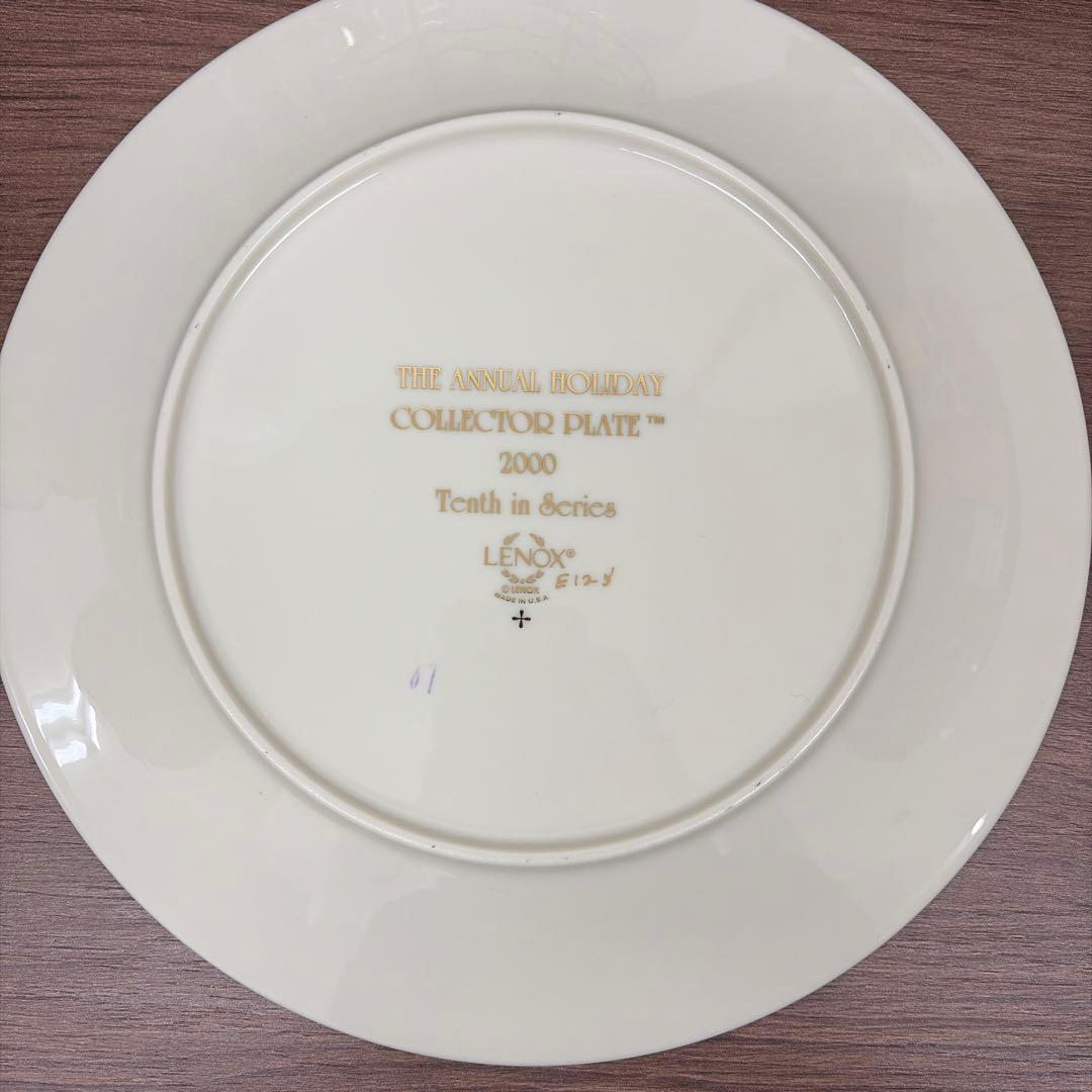未使用品 レノックス クリスマスプレート 2000年 箱あり - メルカリ