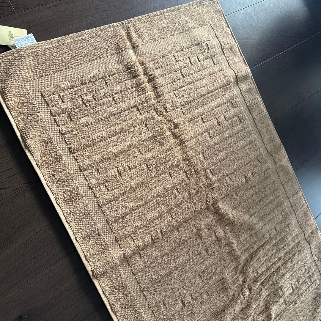 エルメス　ベージュ バスマット コットン tQKUwa93GffEObA_n3mz4eNy4KQMRD