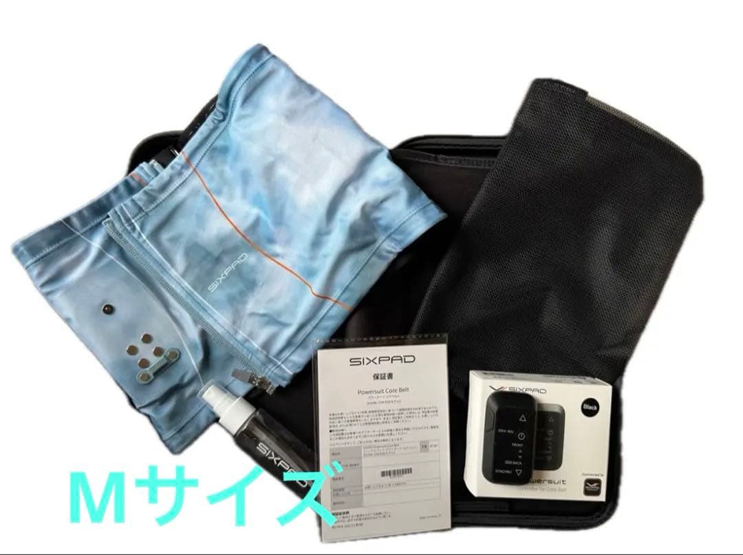 SIXPADパワースーツコアベルト【デニムブルー】 シックスパッドパワースーツコアベルト（ダイエット家電/EMS