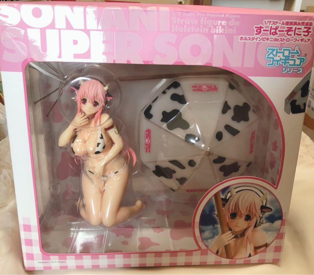 最終値下げ そに子　ストローフィギュア ホルスタインビキニ