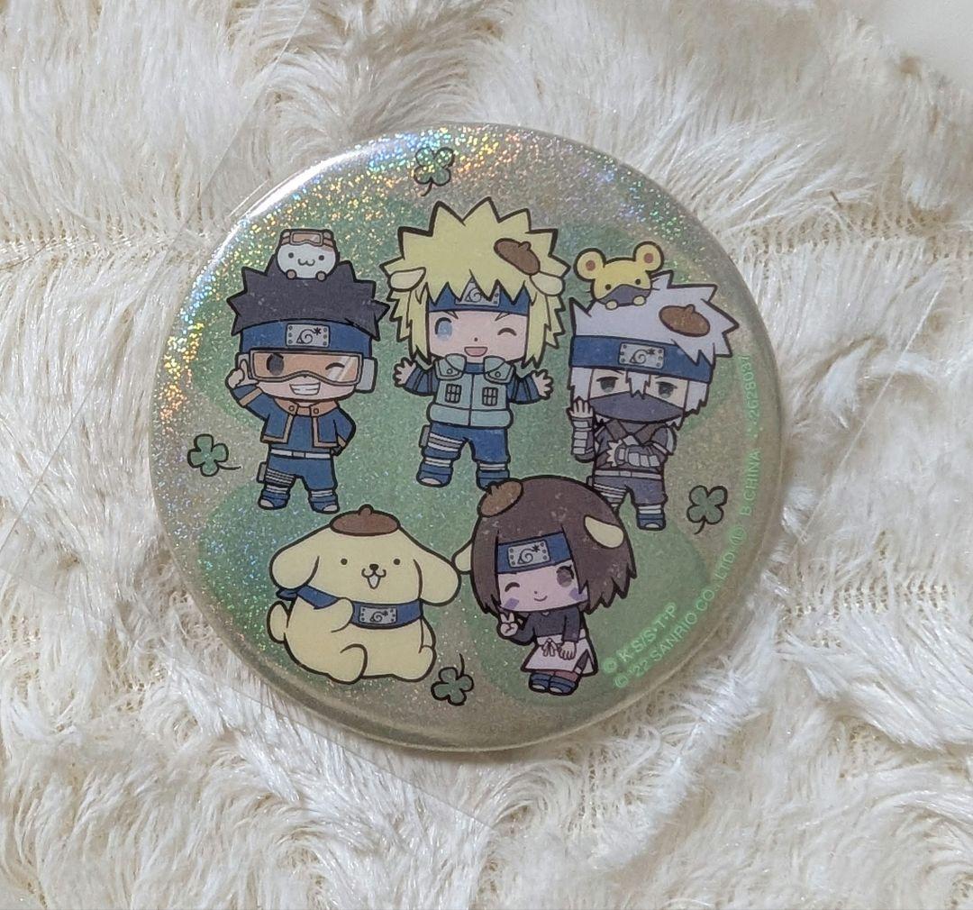 NARUTO ×サンリオ 缶バッジ ナルト サスケ サクラ カカシ - メルカリ