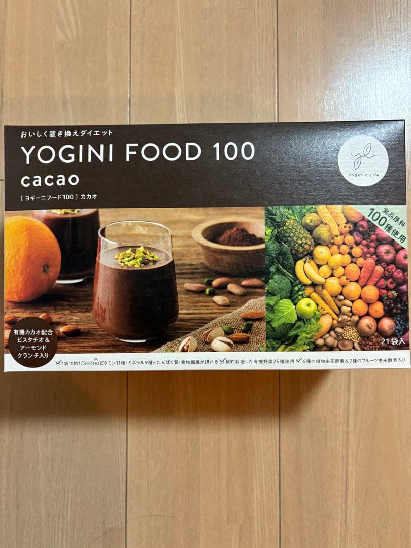 YOGINI FOOD 100 cacao21袋入り