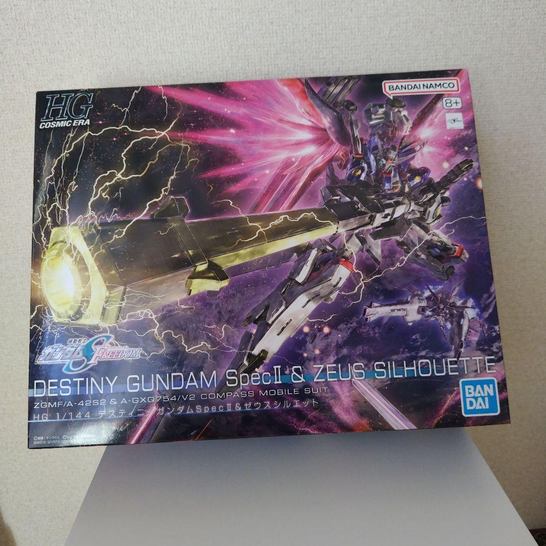 HG1/144デスティニーガンダムspecII&ゼウスシルエット未開封