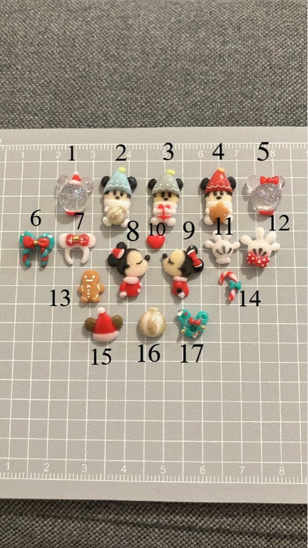 ネイルパーツ　クリスマス　オーダー　再開