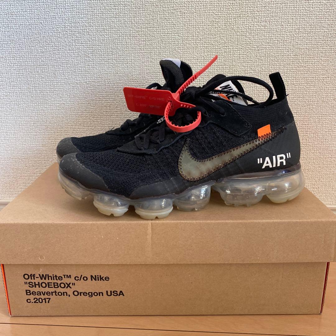 ナイキ エアヴェイパーマックス オフホワイト ブラック - メルカリ