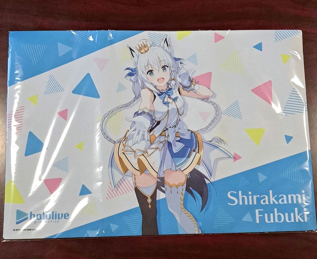 ホロライブ　白上フブキ　ラバーマット