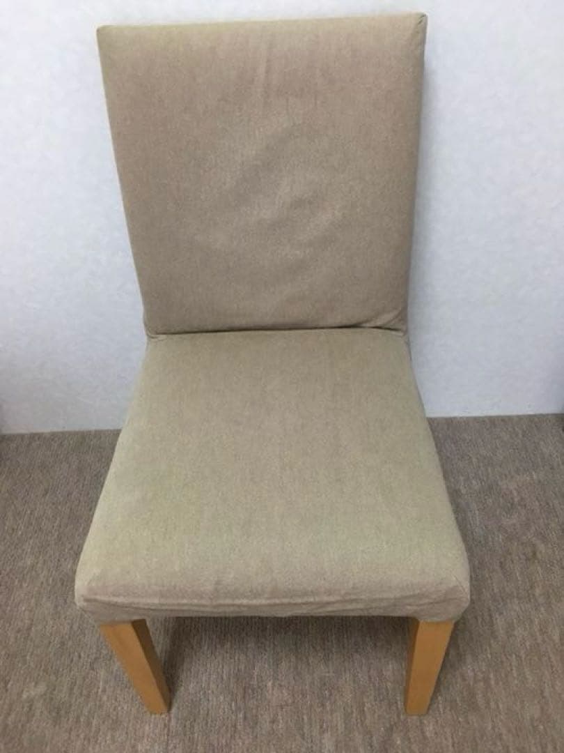 無印良品　ダイニングチェア 人気の無印良品(MUJI)のオーク無垢材を使用したダイニングチェアー2脚