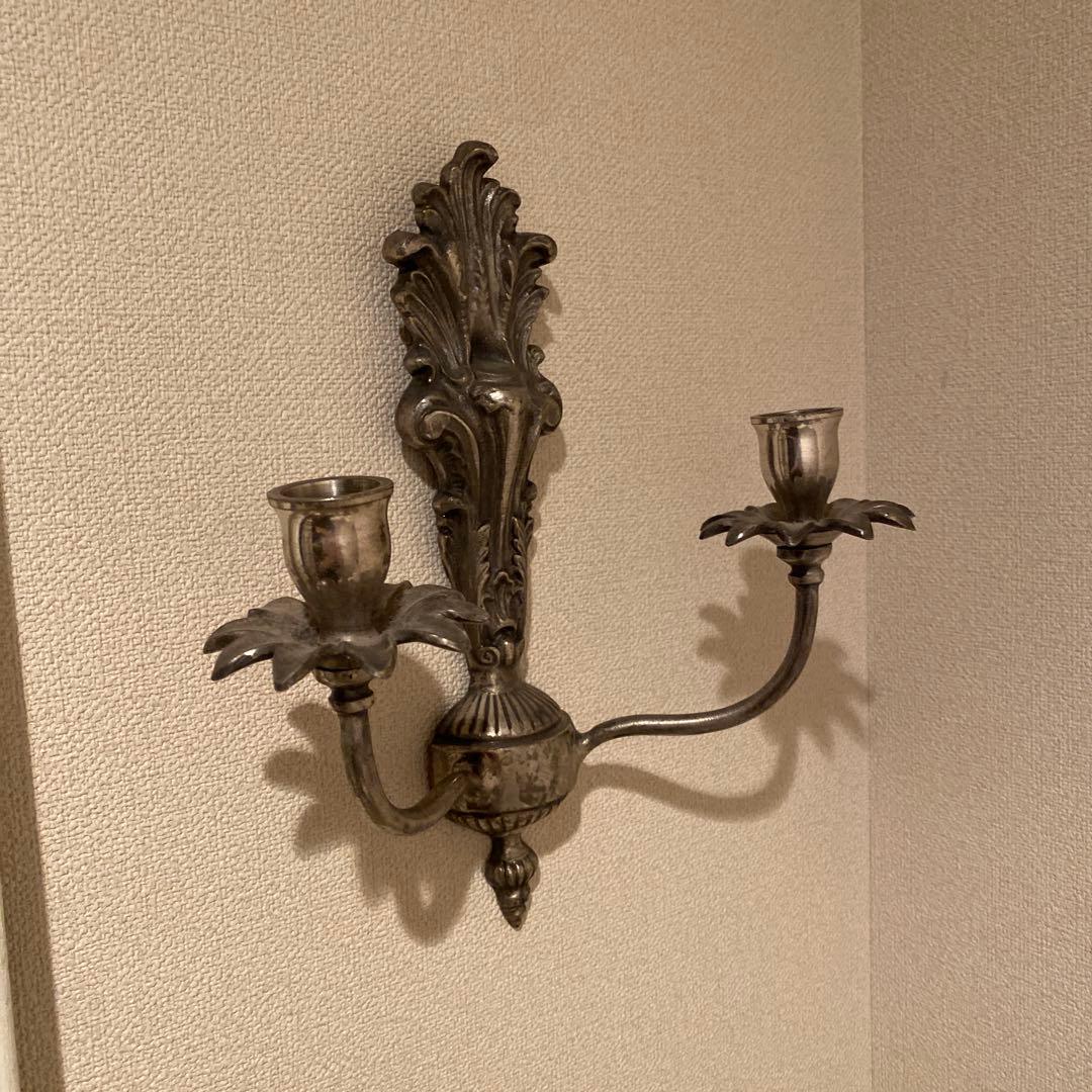 アンティーク風　ウォール　キャンドルホルダー ウォールキャンドルホルダー 壁掛け キャンドルスタンド アンティーク