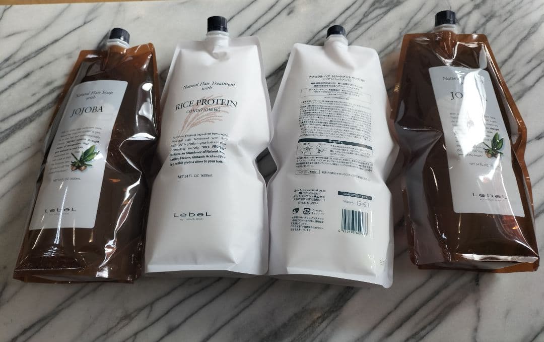 乾燥気味の髪ルベルホホバシャンプー２本ライスプロテイン２本 LebeL（ルベル） ナチュラルヘアソープ ホホバ シャンプー 720mL