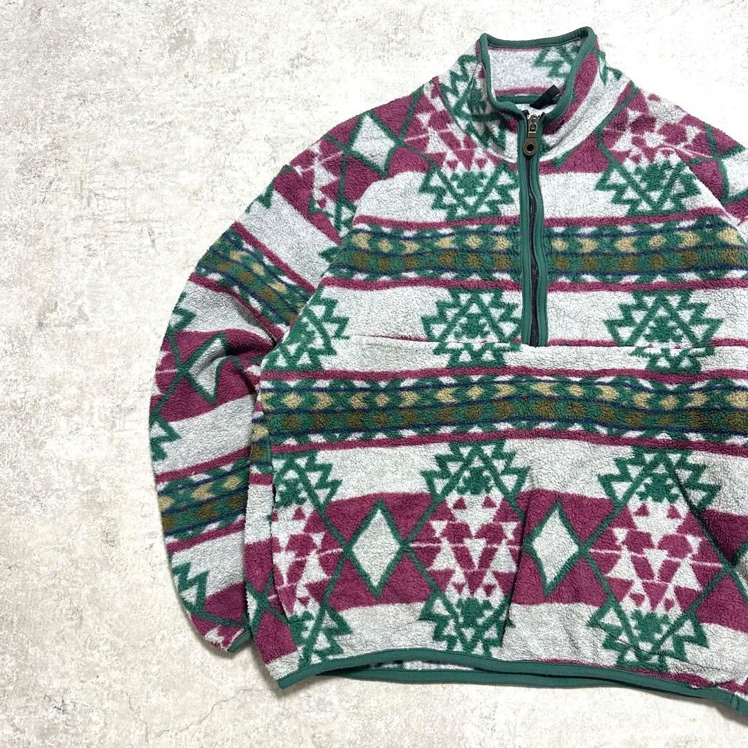 90s USA製 ウールリッチ WOOLRICH ネイティブ柄フリース - メルカリ