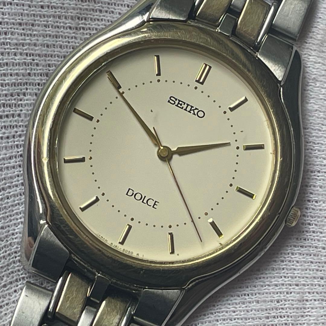 SEIKO DOLCE 8J41-6030 MENS QUARTZ WATCH - メルカリ