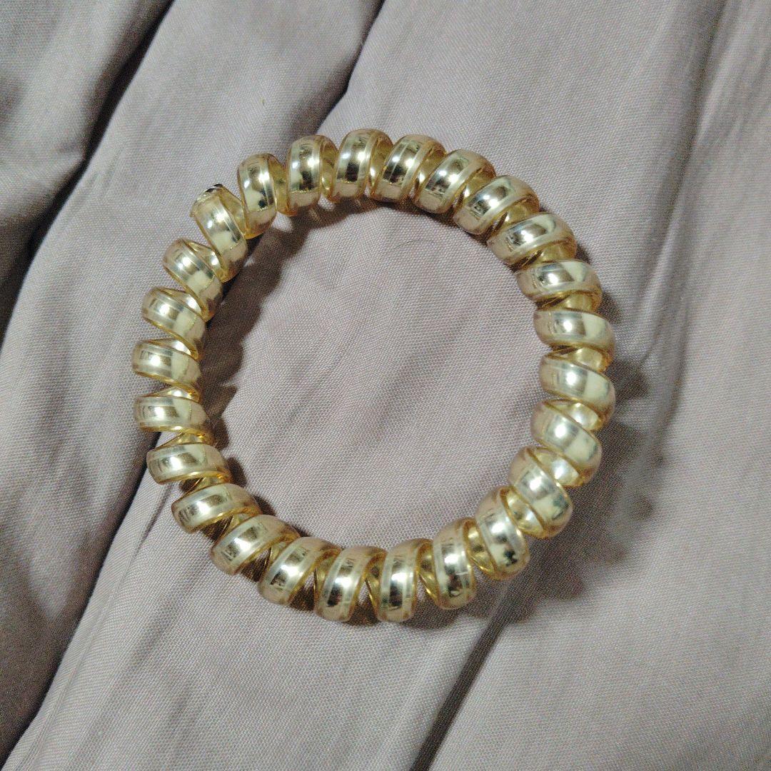 5G 電磁波対策　金の高級ブレスレット　集団ストーカー対策 金のリング