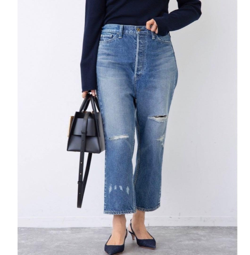 パンツ 01 MADISONBLUE CRASHED SAROUEL PANTS 38