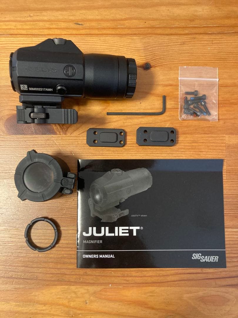 【実物】SIG SAUER JULIET3 3X MAGNIFIER SIG SAUER JULIET3 タイプ 3X マグニファイア デザートカラー