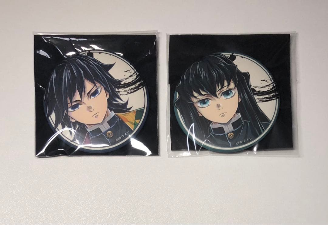 柱展　義勇　無一郎　缶バッジ