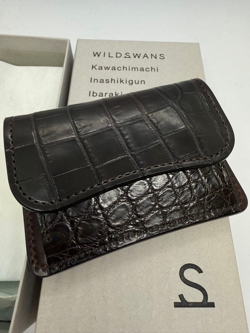 【限定品】WILD SWANS クロコ　タング　ほぼ未使用