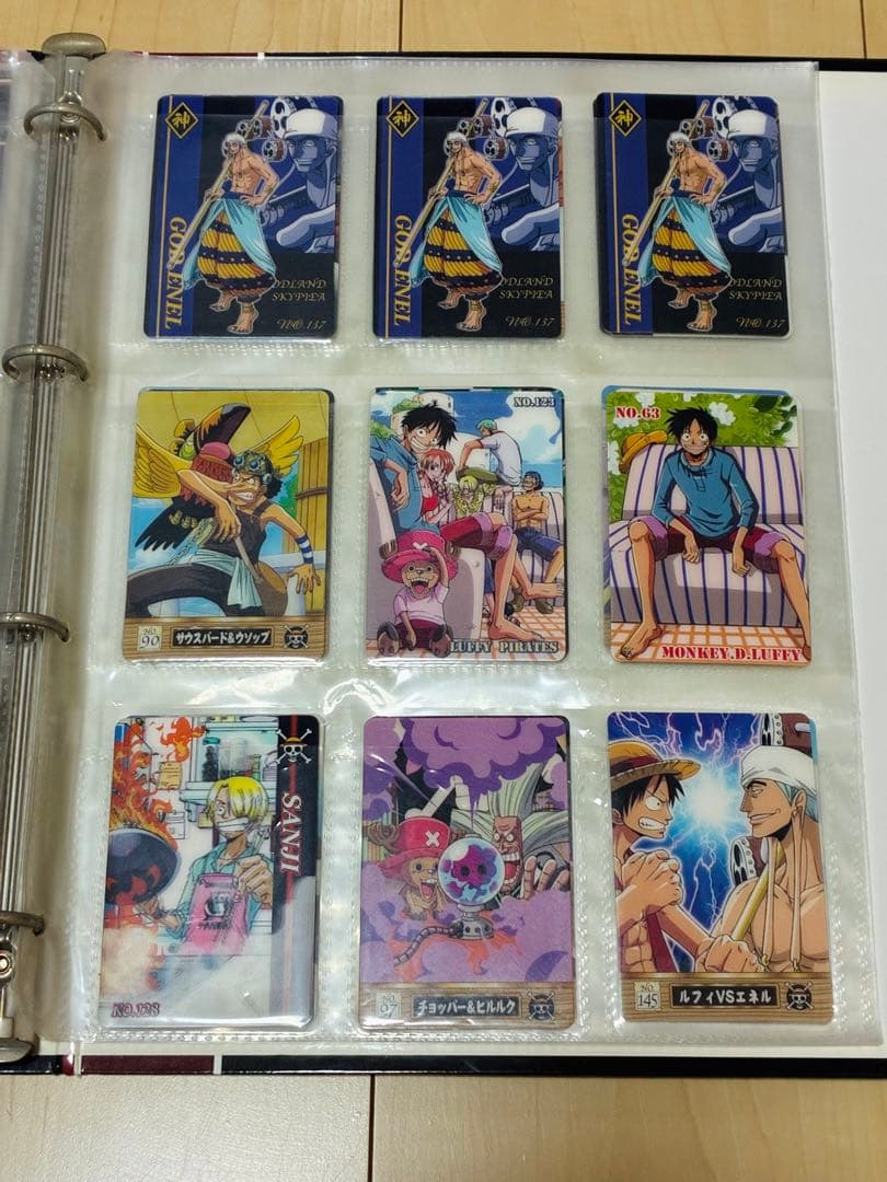 ワンピース 海賊王グミ カードまとめ アルバム付き - メルカリ