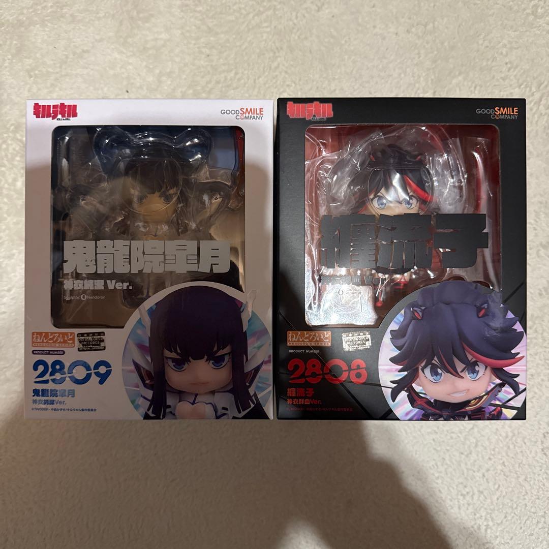 ねんどろいど キルラキル 纏流子 神衣鮮血 鬼龍院皐月 神衣純潔セット
