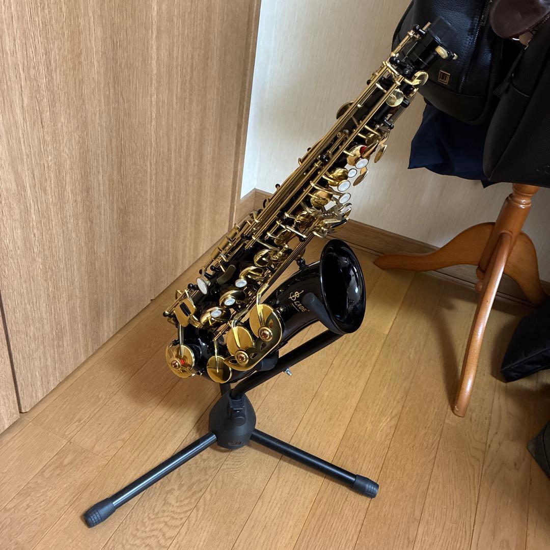 t*g様 SLIDE サックス本体 黒ケース付き サックス ケース｜C.C.シャイニーケースII エアロ【アルト用