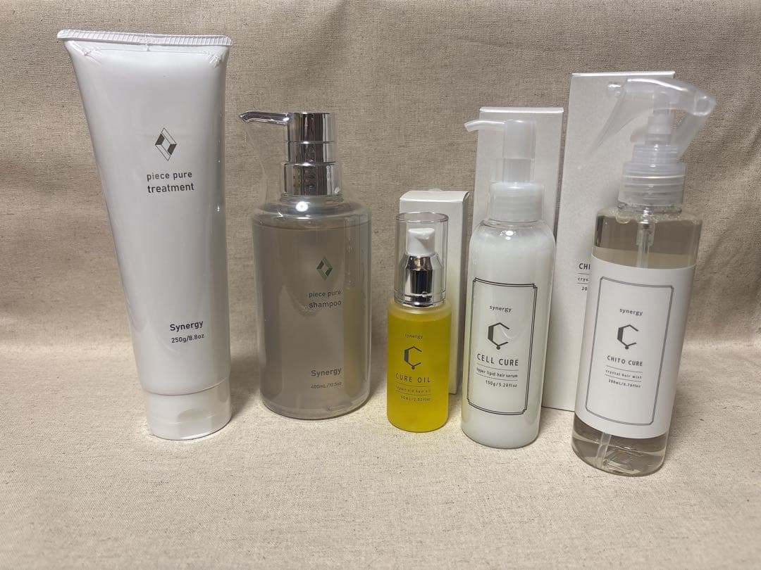 synergy シナジー　5点セット　【即購入OK】 Synergy piece pure treatment シナジー ピースピュアトリートメント