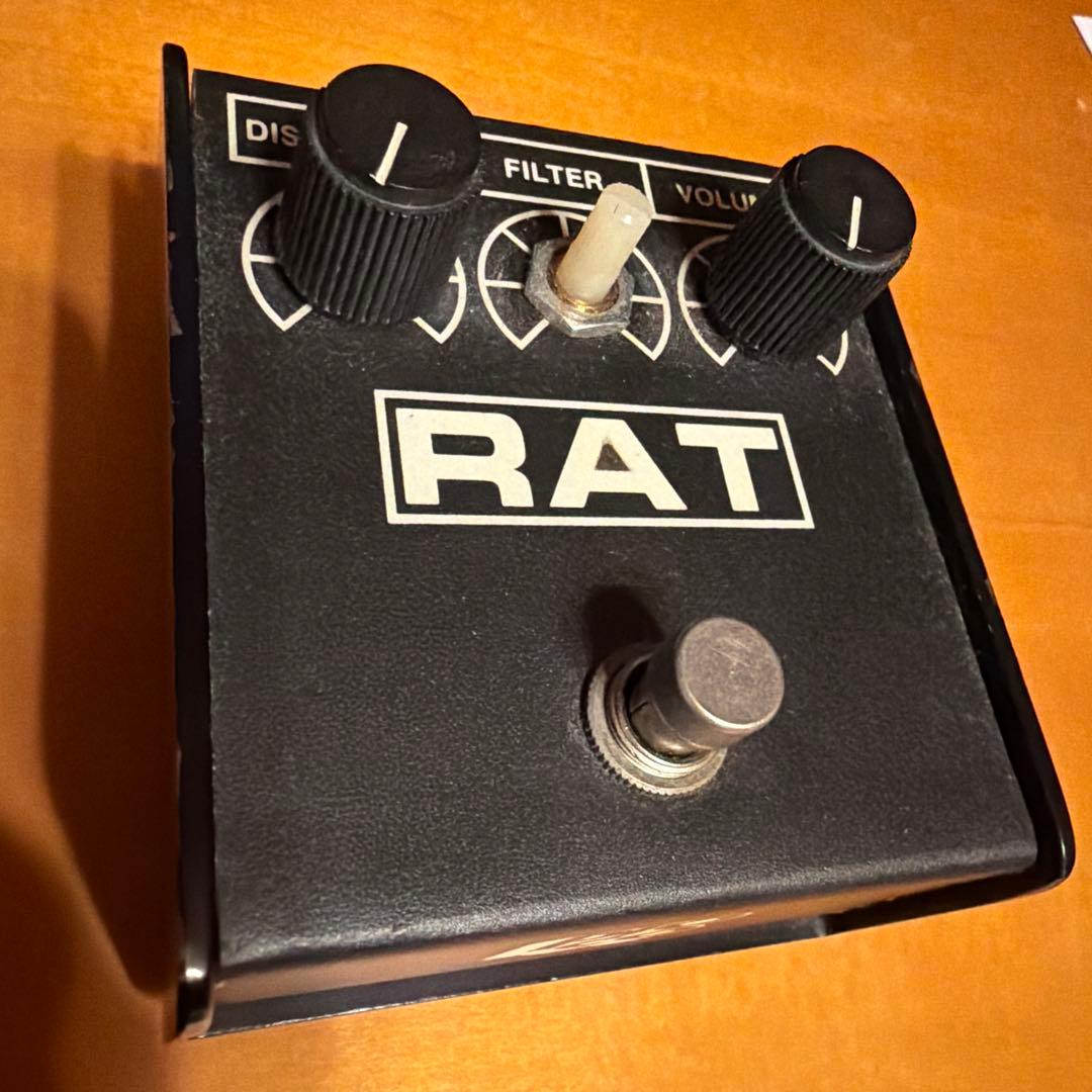 【ツマミ割れ】Pro Co RAT2 ヴィンテージ　銀ネジ、銀リベット