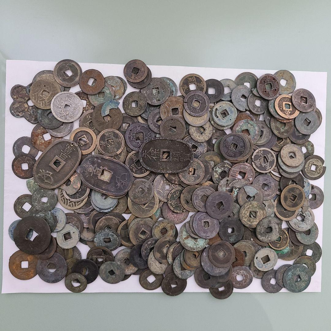 O*E様 古銭　穴銭まとめ 寛永通宝 天保通宝 文久永宝など　1000グラム