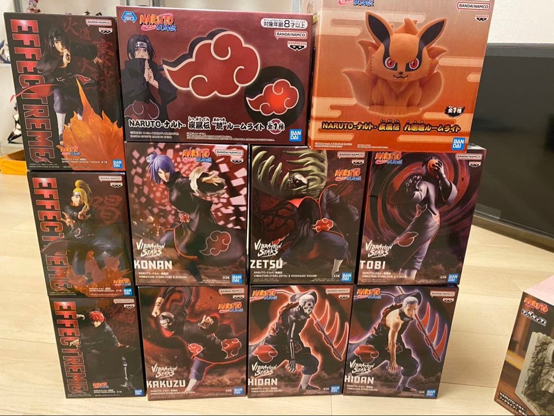 NARUTO アクションフィギュア 6体セット　暁　暁月